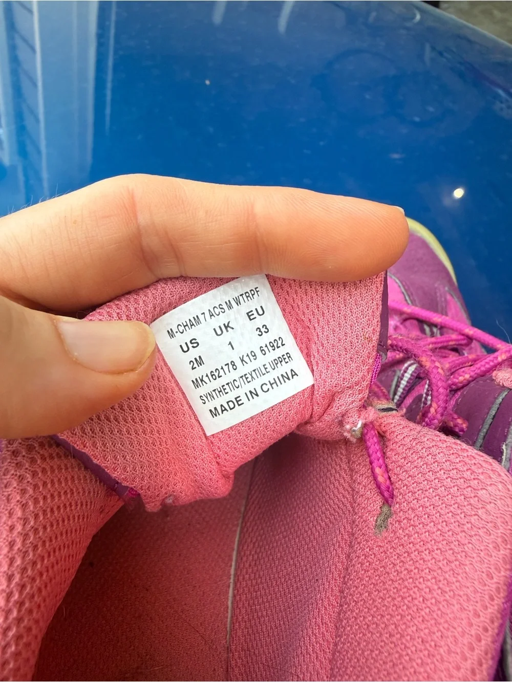 Merrell Kids Pink and Purple Trail Boots